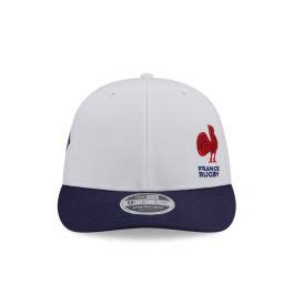 Casquette adulte 9Fifty Snapback France Rugby Heritage NOIR.